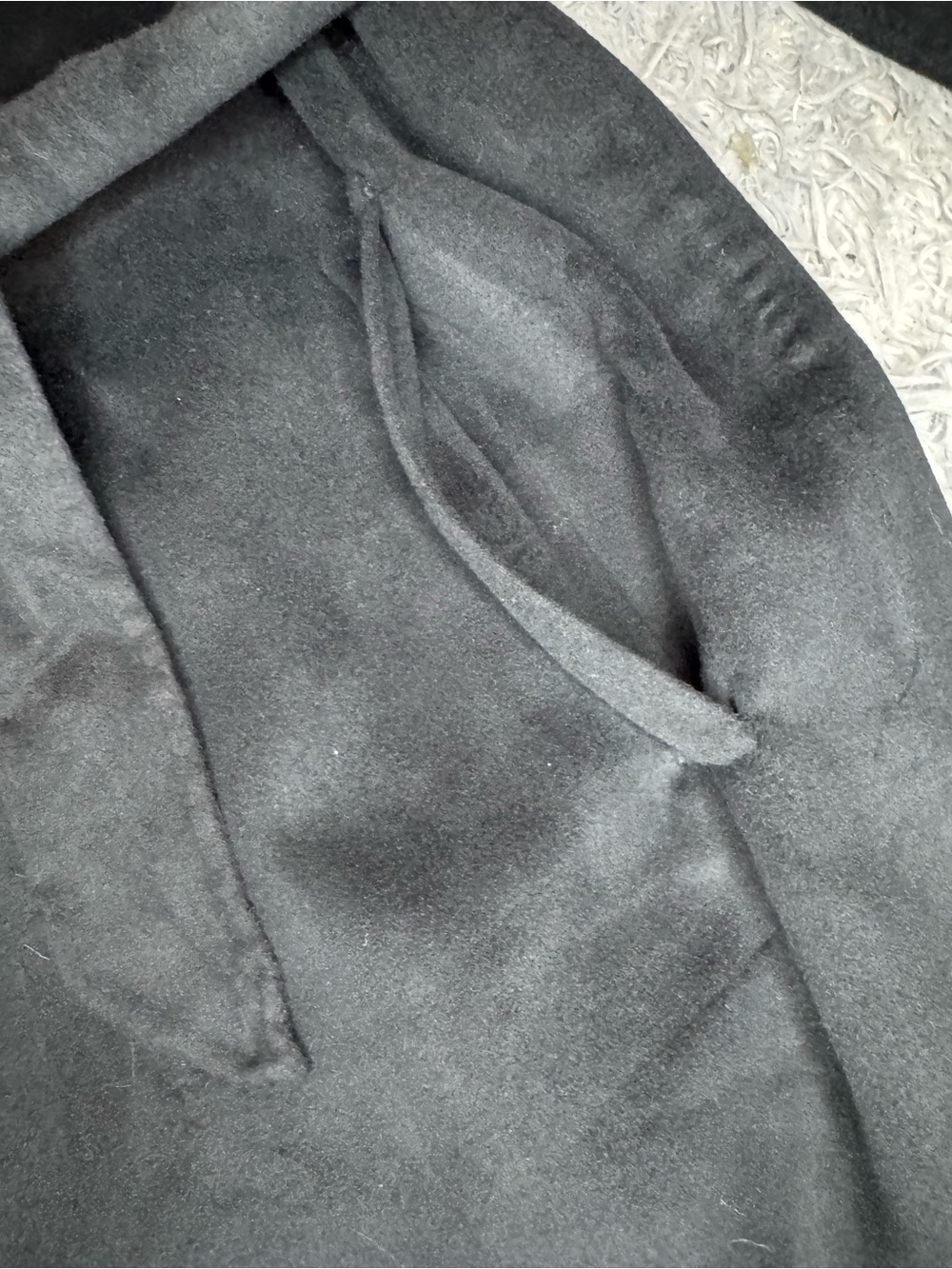 A New Day Women’s Tie Front Trench Coat - Black Size Medium NWOT - Picture 5 of 7